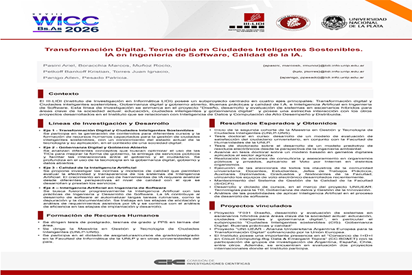 Transformación Digital. Tecnología en Ciudades Inteligentes Sostenibles
